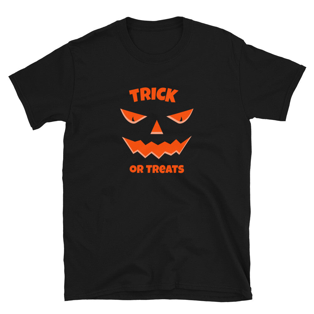 Halloween Trick or Treat Pumpkin Short-Sleeve Unisex T-Shirt