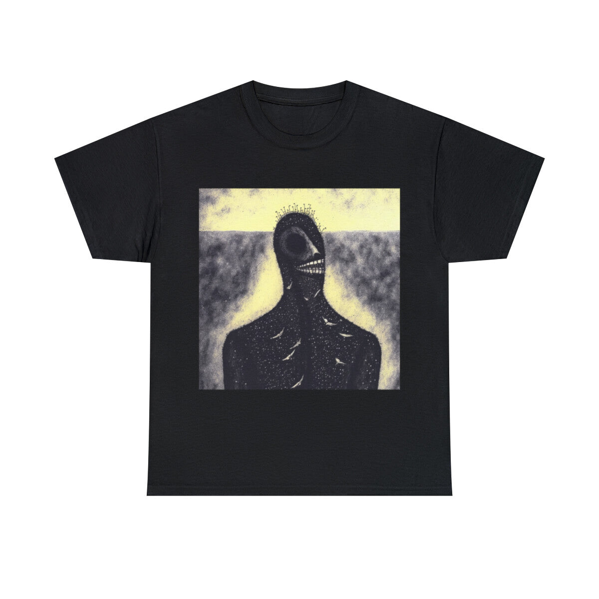 Scary Dark Fantasy Horror T Shirt Death Metal Disturbed Streetwear Emo Retro