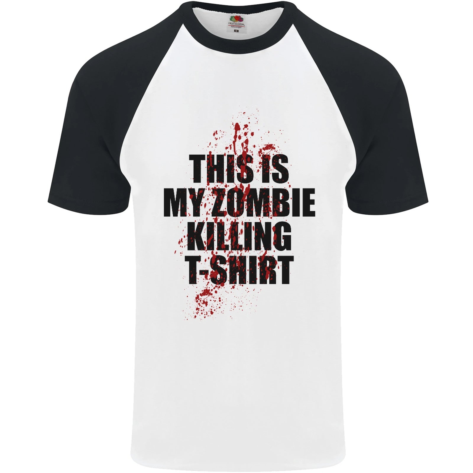 This Is My Zombie Killing Halloween Horror Mens S/S Baseball T-Shirt
