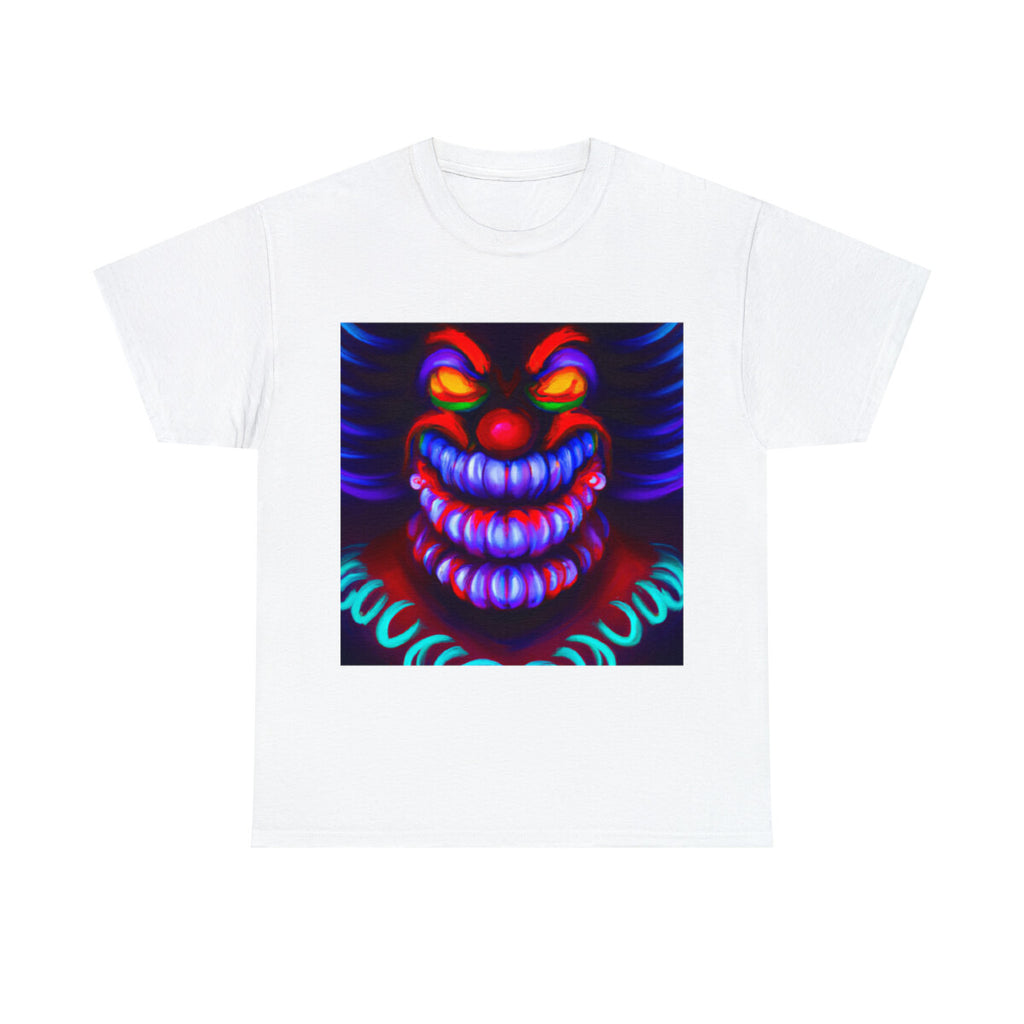 Halloween Evil Clown T Shirt Art Tee Unisex Adult Horror Scary Trick or Treat