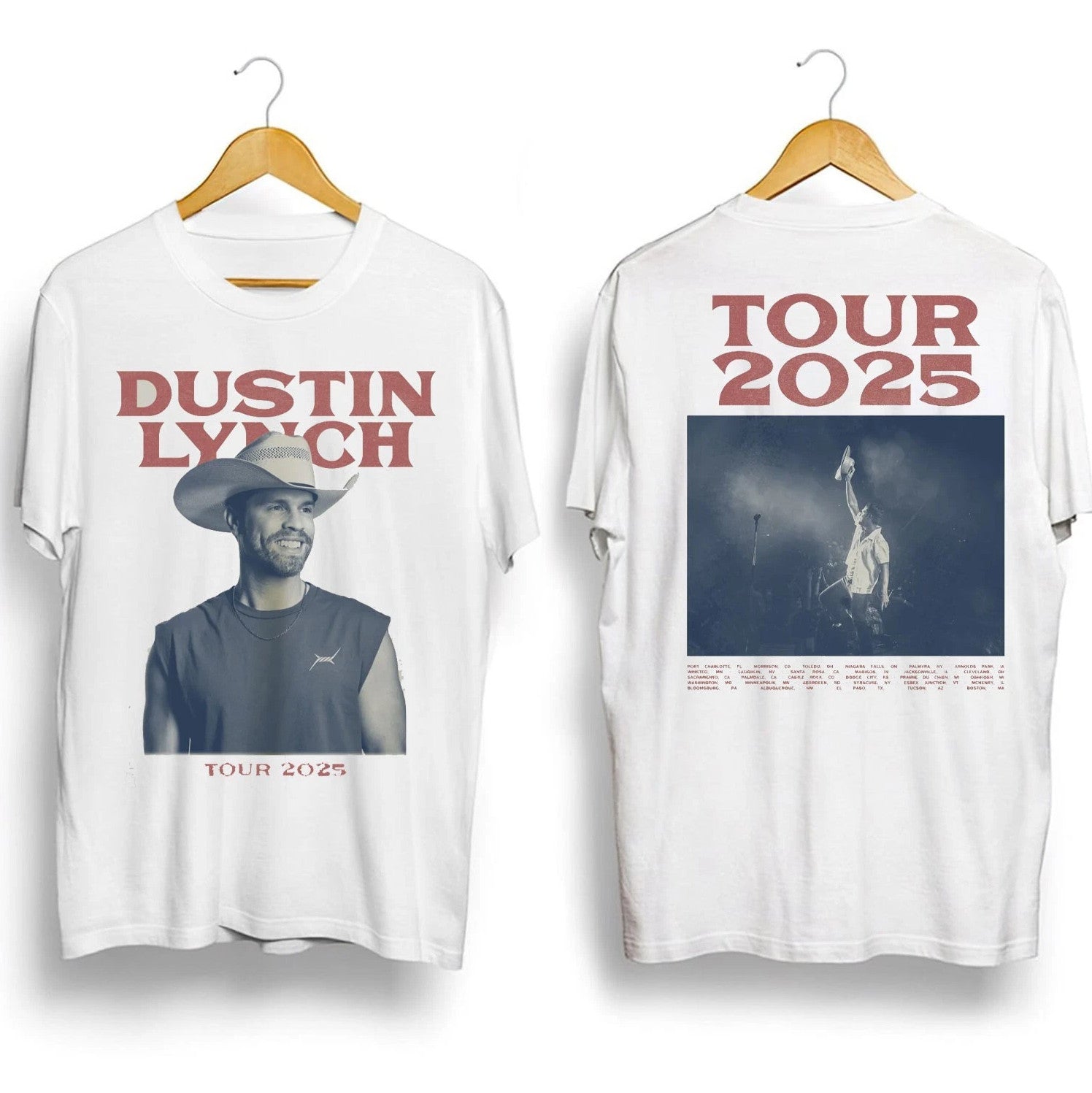 Dustin Lynch Tour 2025 Unisex T Shirt All Size Gift Fans