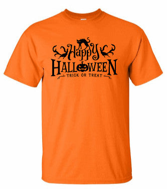 Happy Halloween T-Shirt Trick or Treat T Shirt Funny Unisex Halloween shirt
