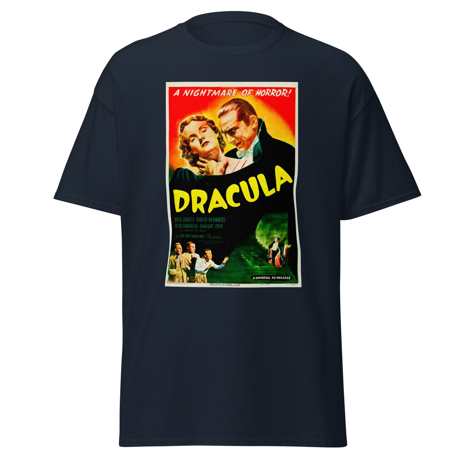 Unisex classic Dracula Shirt, Halloween, Trick or treat, fall, autumn