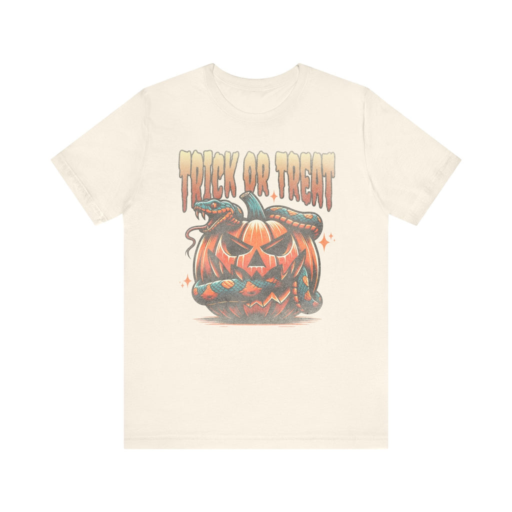 Trick or Treat Shirt, Halloween Shirt, Snake Shirt, Jack-o-Lantern Shirt
