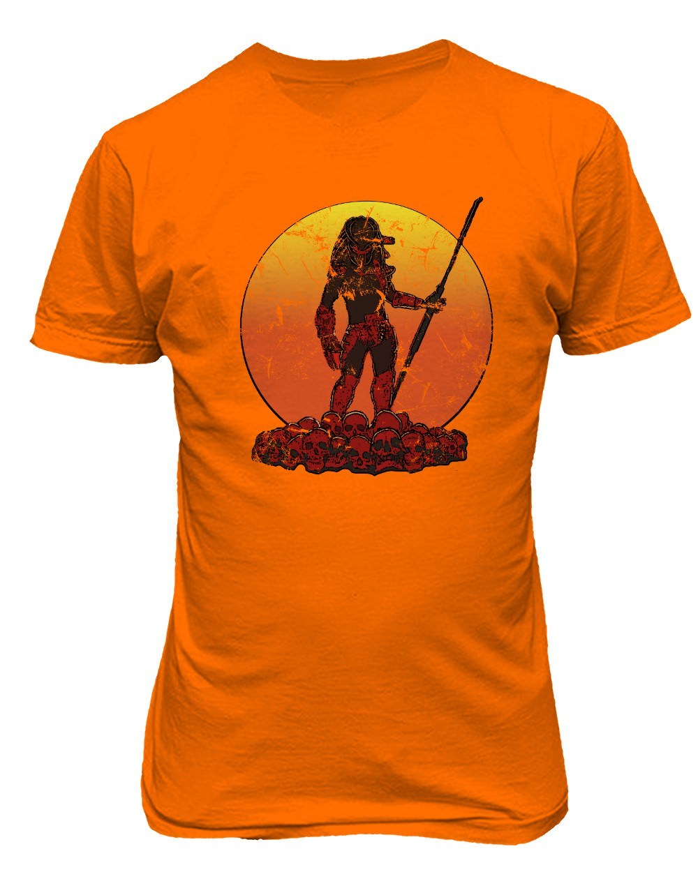 Predator Sunset Horror Scary Shirt Hunter Fall Halloween Men's T-Shirt