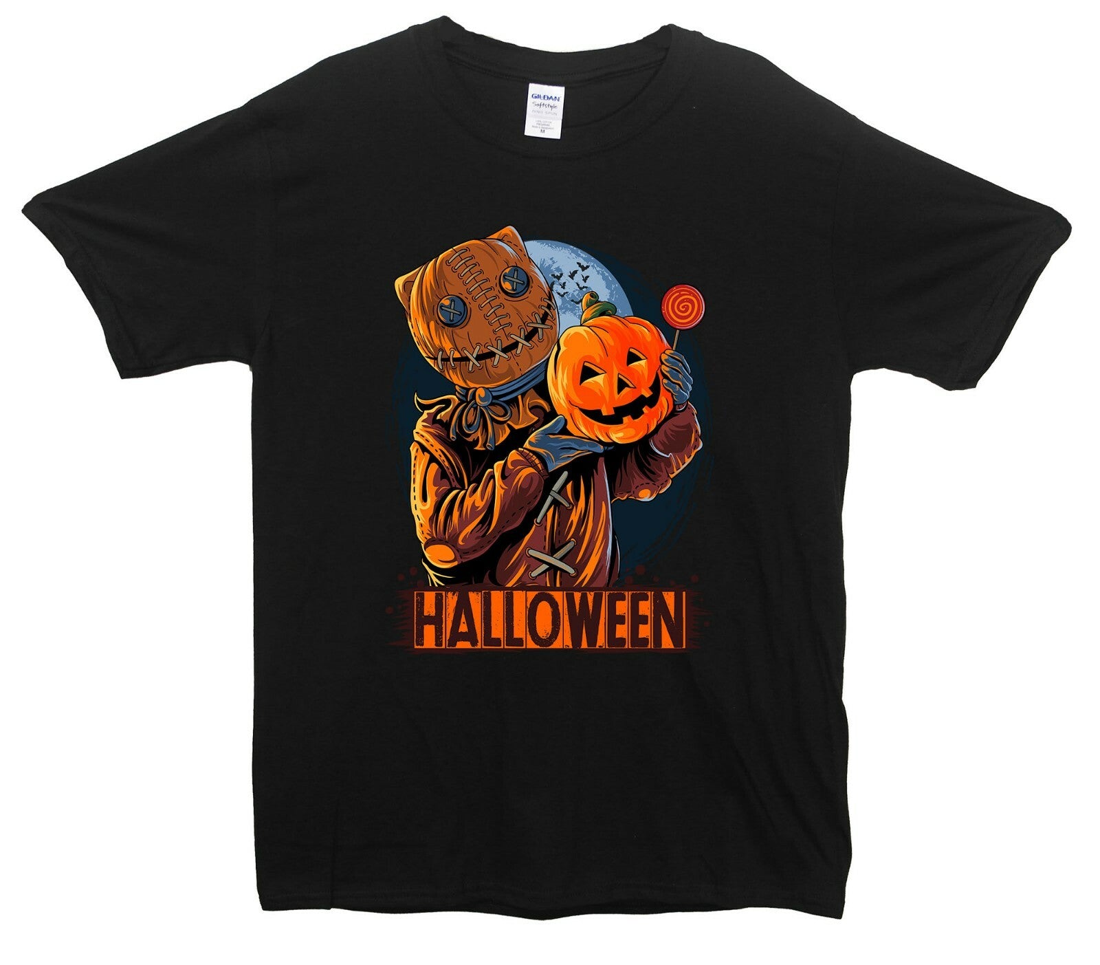 Halloween Costume Scary Printed T-Shirt Halloween, Horror, Cartoon