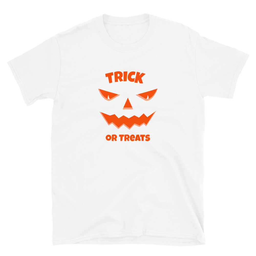 Halloween Trick or Treat Pumpkin Short-Sleeve Unisex T-Shirt