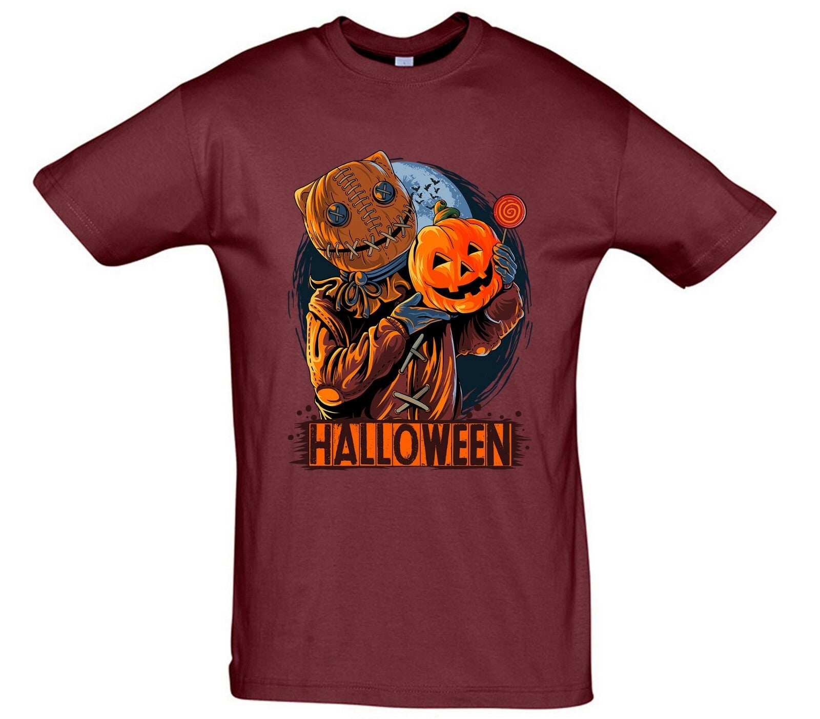 Halloween Costume Scary Printed T-Shirt Halloween, Horror, Cartoon