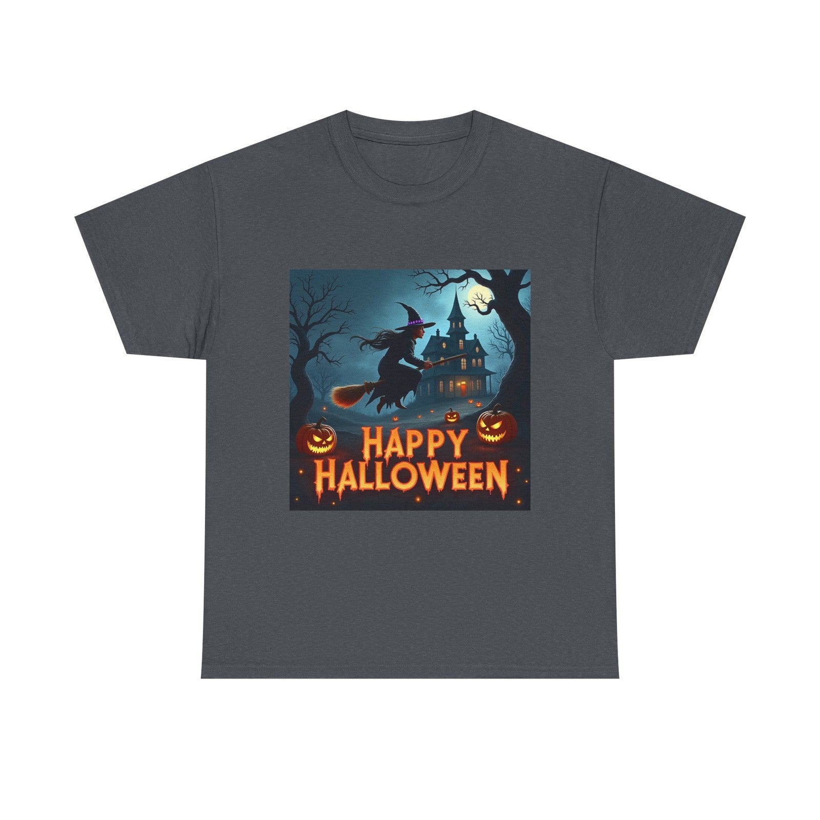 Happy Halloween Unisex Tee, Pumpkin Costume T-Shirt, Trick or Treat Shirt, Scary