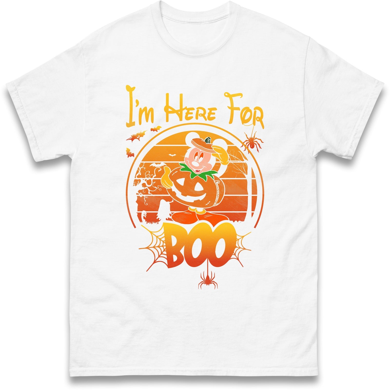 I'm Here For The Boo Halloween T Shirt,Halloween Scary Boo Character Gift Top