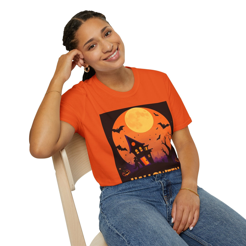 Halloween Haunted House T-Shirt, Spooky Tee, Fall Apparel, Trick or Treat Shirt,
