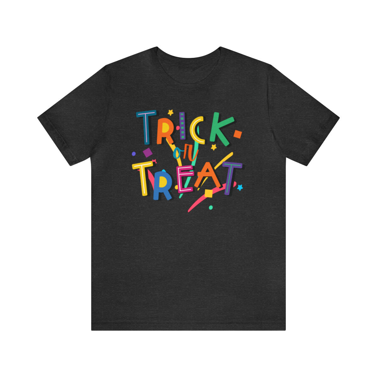 Trick or Treat Halloween Candy T-Shirt Bella Canvas 3001Unisex