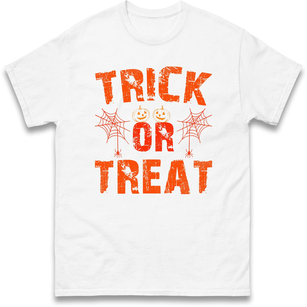 Halloween Trick or Treat With Spider T Shirt,Halloween Horror night Party Gift