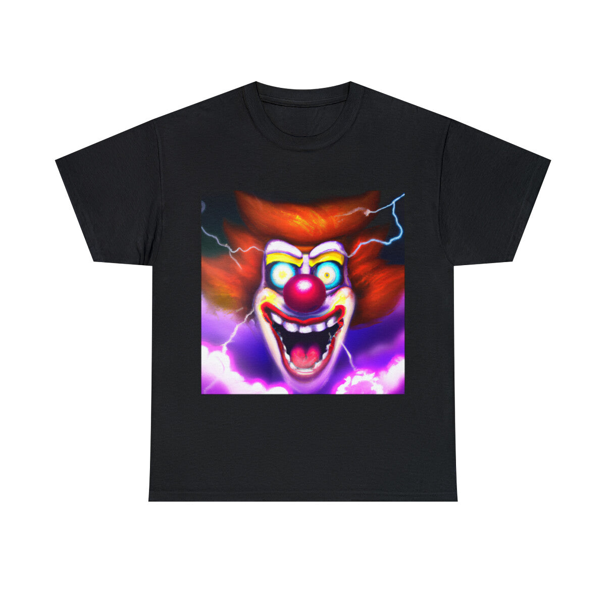 Halloween Evil Clown T Shirt Art Tee Unisex Adult Horror Scary Trick or Treat