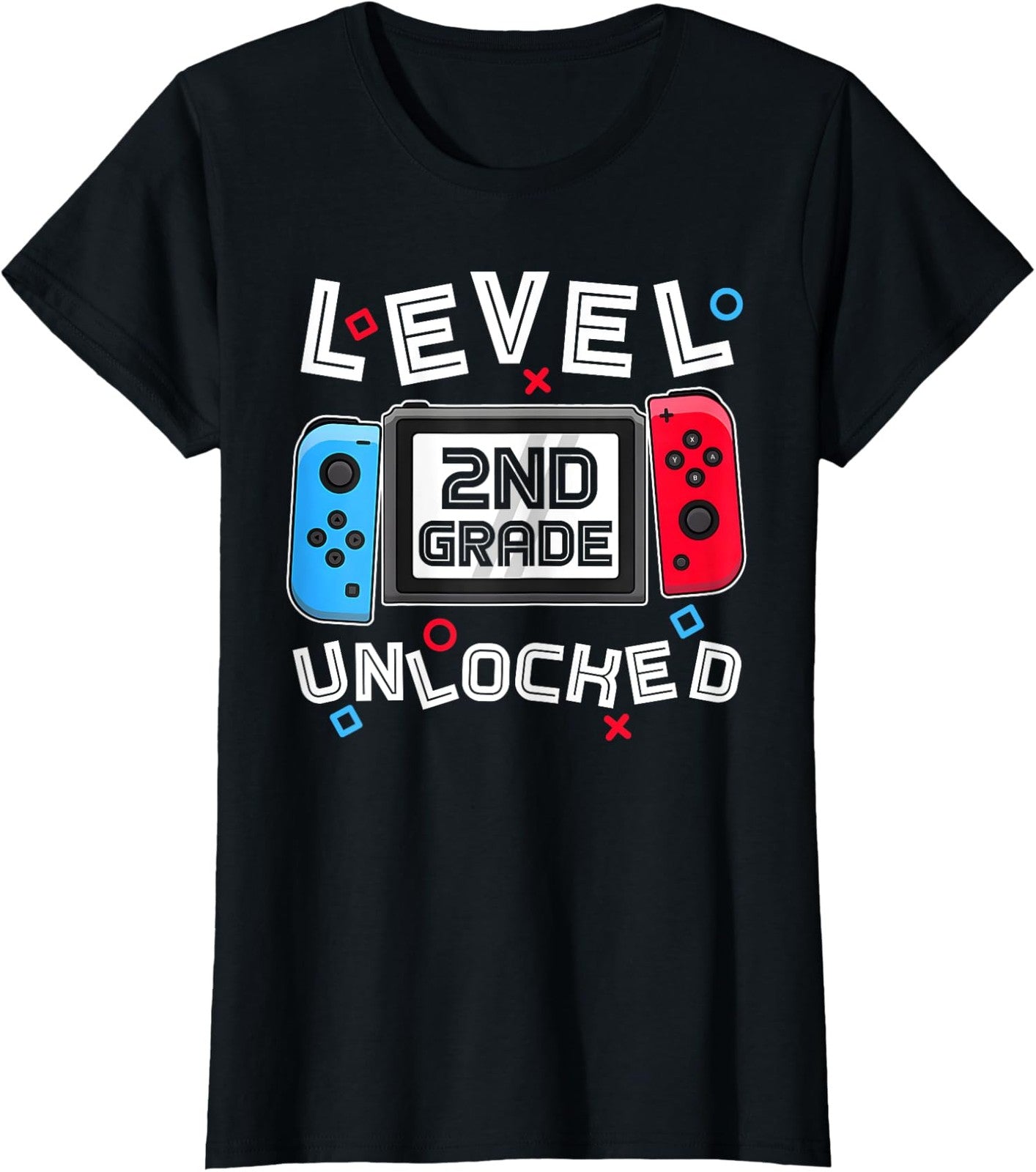 Level 2nd Grade Unlocked Back To School First Day Ladies' Crewneck T-Shirt