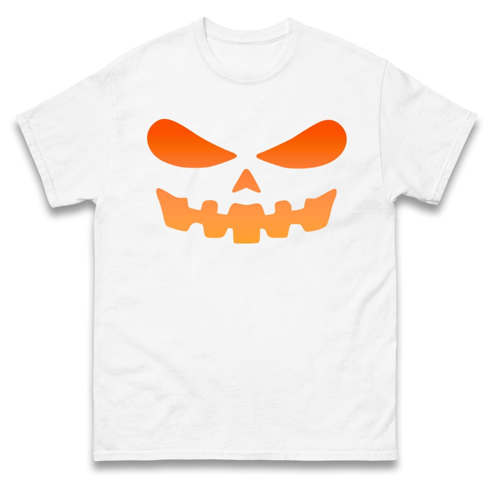 Scary Pumpkin Face Halloween T Shirt