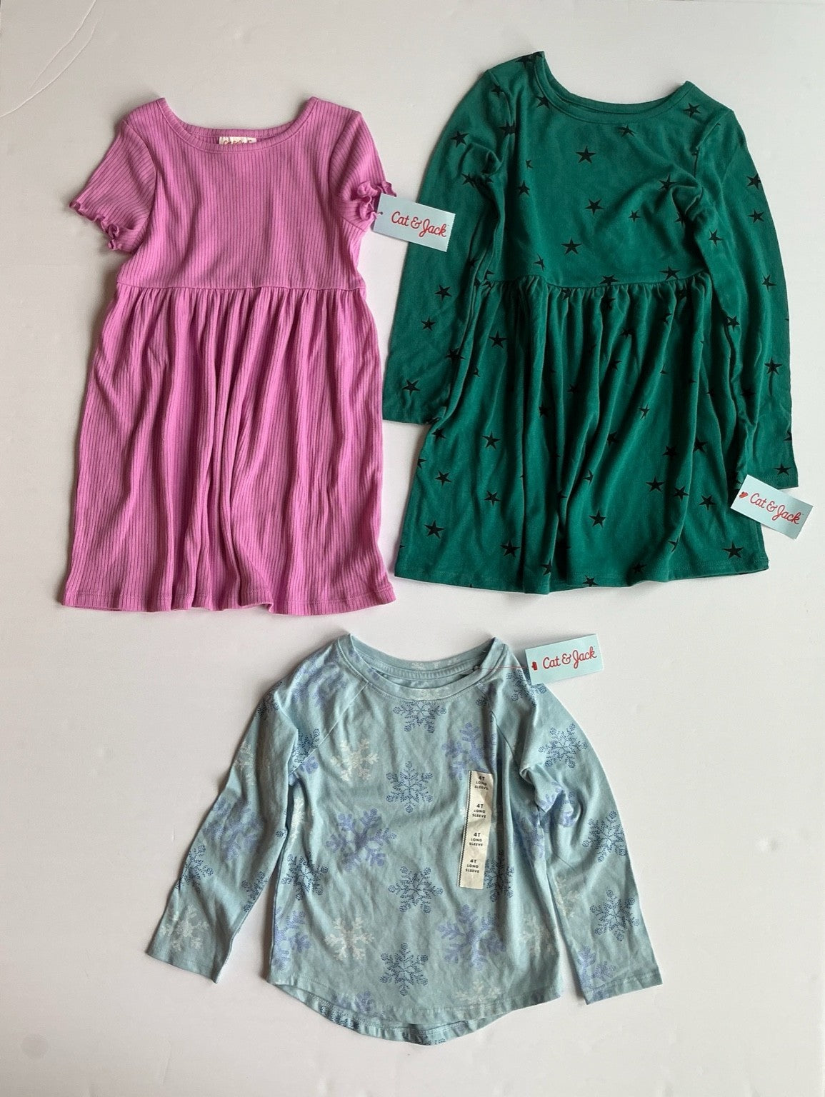 Cat & Jack Girls' Back-to-School Bundle - Size 4T & 5T (3 Pieces)