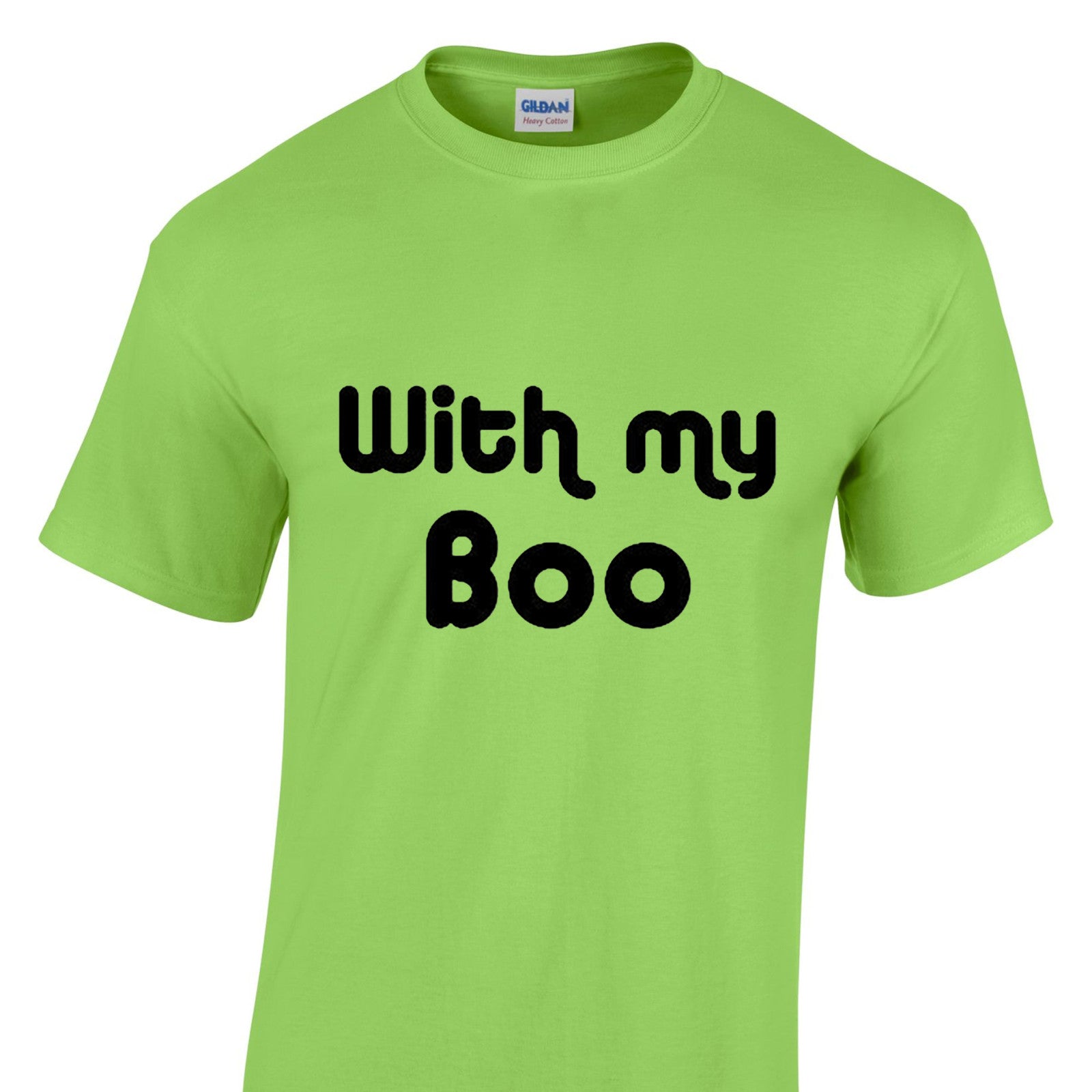 Mens Halloween Tshirt - With My Boo Party Night Trick Or Treat Costume T Shirt