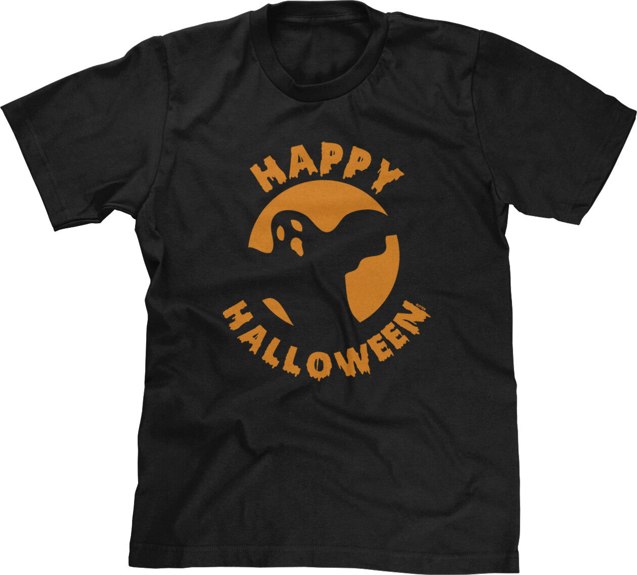 Ghost Halloween Costume Trick or Treat Funny Party Ghouls Witches Mask  Mens Tee