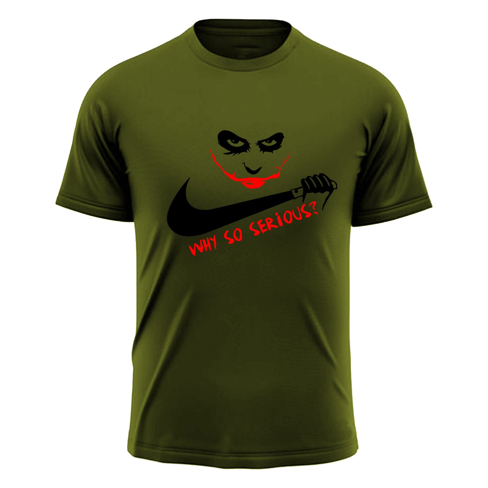 Funny Joker Horror Men Short Sleeve T-Shirt Graphic Halloween Gift USA Tee S-3XL