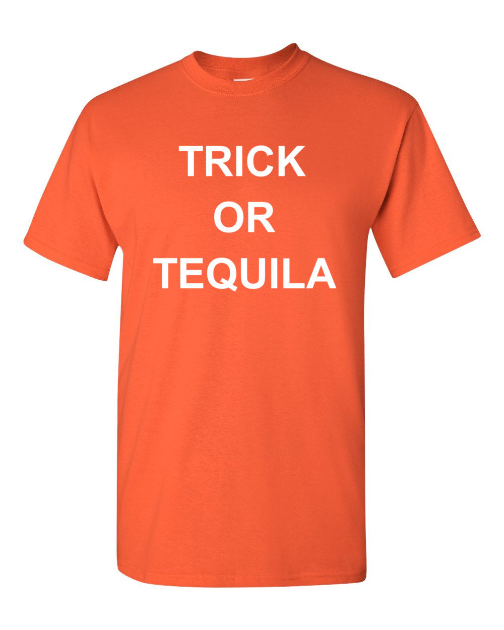 Trick or Tequila T Shirt Halloween Trick Or Treat Signs T-Shirt Party Drinking