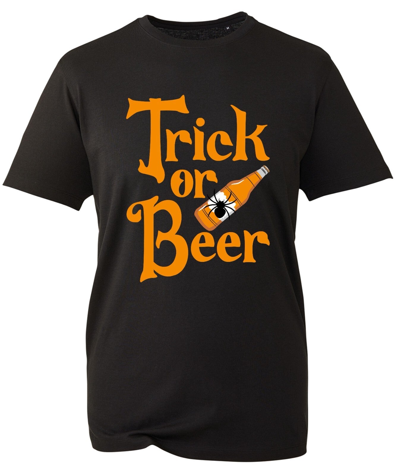Trick Or Beer T-Shirt Funny Horror Nightmare Halloween Beer Lovers Scary Party