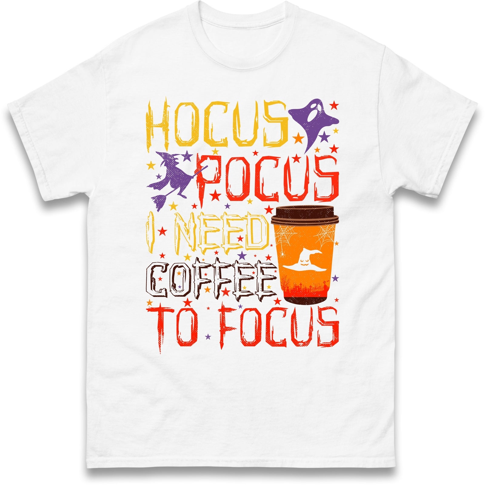 Hocus Pocus Halloween Shirt,Coffee Lover Gift,Halloween Party,Fun Halloween Wear