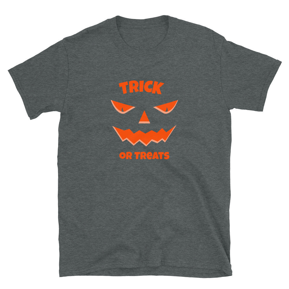 Halloween Trick or Treat Pumpkin Short-Sleeve Unisex T-Shirt