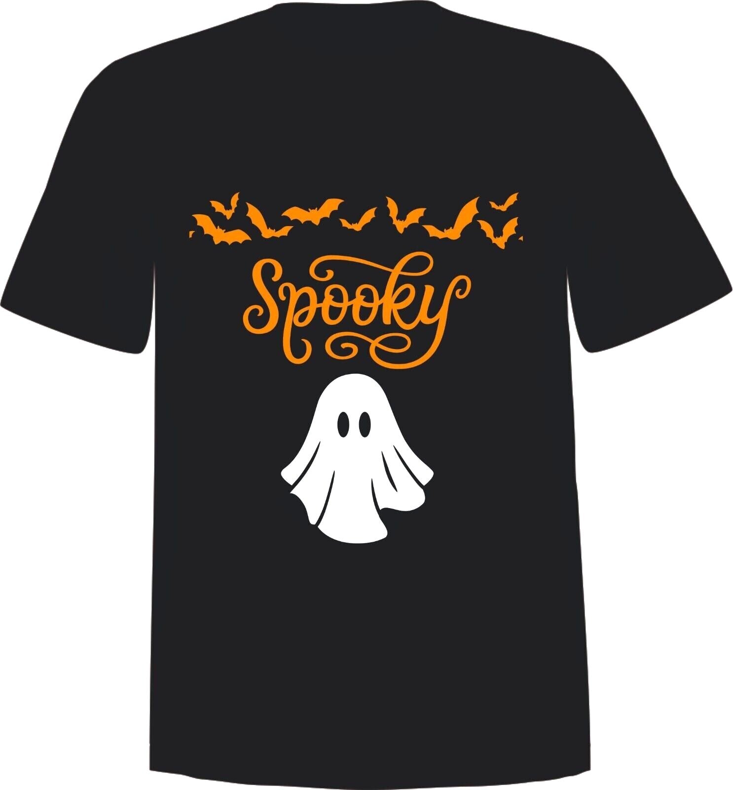 "Spooky" T-shirt Halloween Seasonal Holiday Scary October Festive