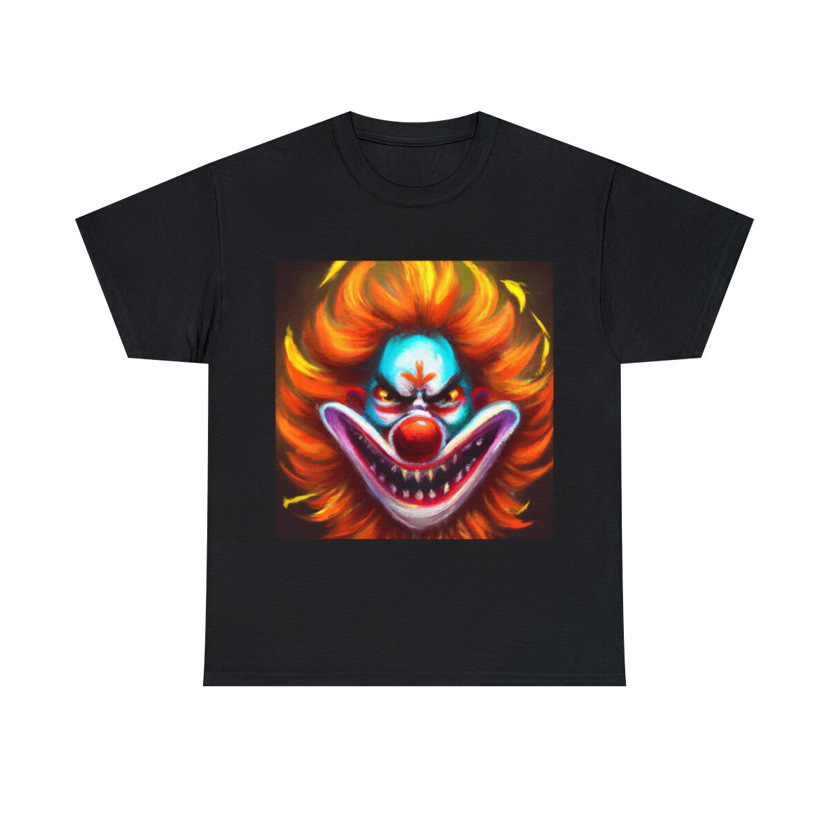 Halloween Evil Clown T Shirt Art Tee Unisex Adult Horror Scary Trick or Treat