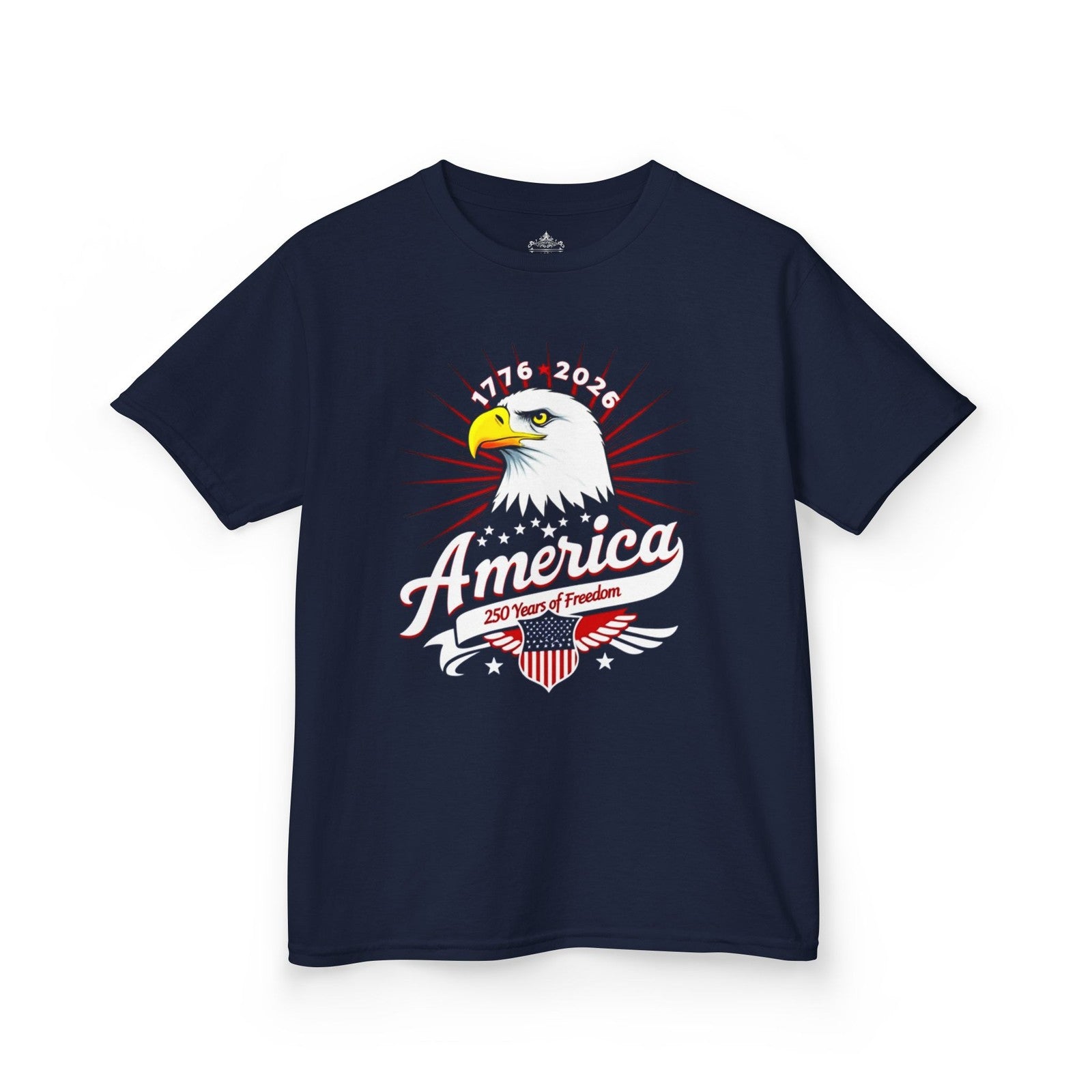 America Eagle Kids Tee, Patriotic Youth Shirt with Bald Eagle