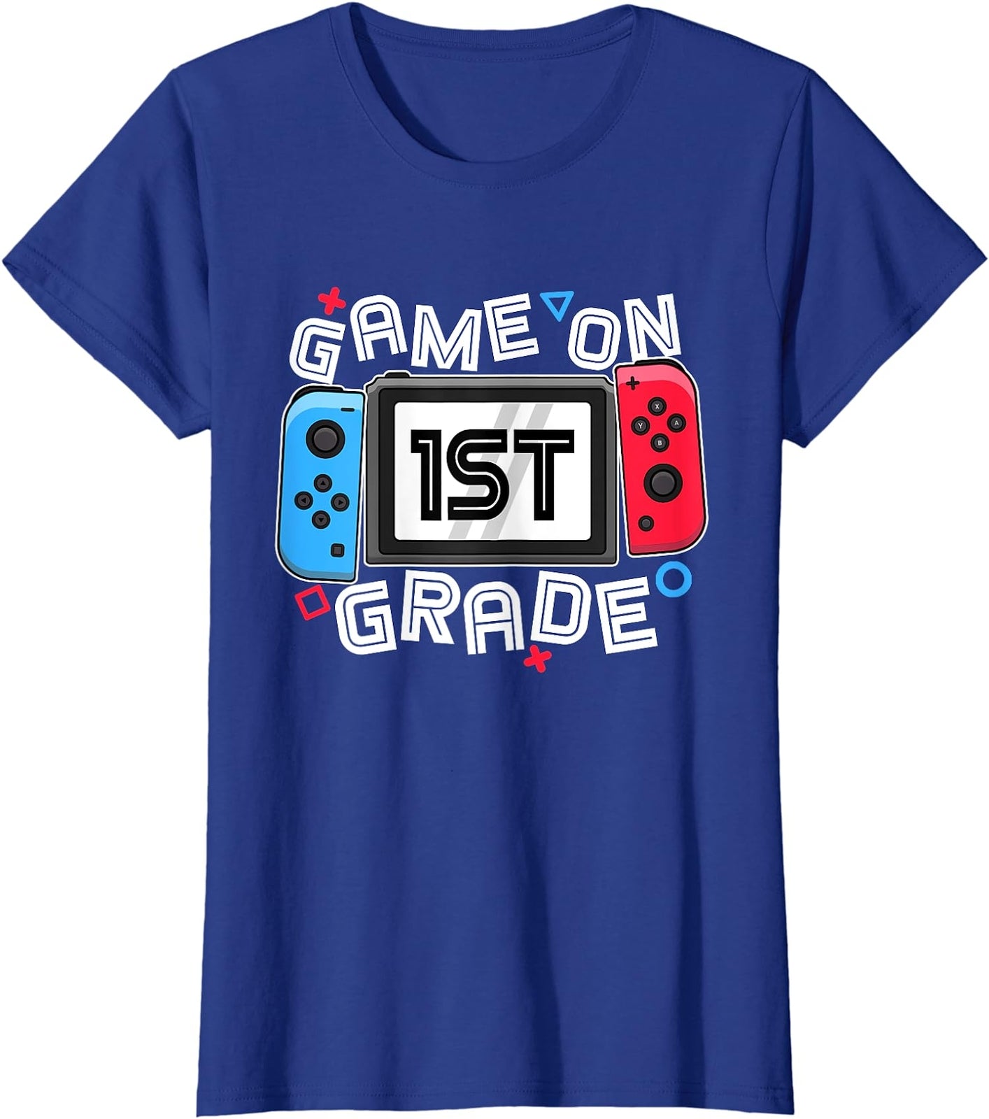 Back To School Game On 1st Grade Funny Gift Ladies' Crewneck T-Shirt