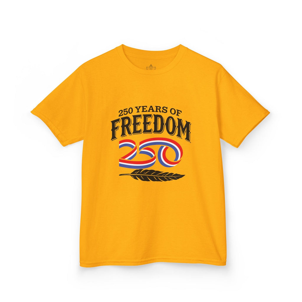 Kids Freedom Tee, 250 Years Celebration, Children Shirt, Patriotic Kids Apparel