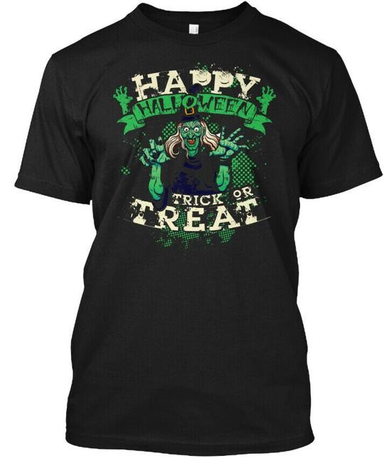 Happy Halloween Trick Or Treat T-Shirt Made in the USA Size S to 5XL