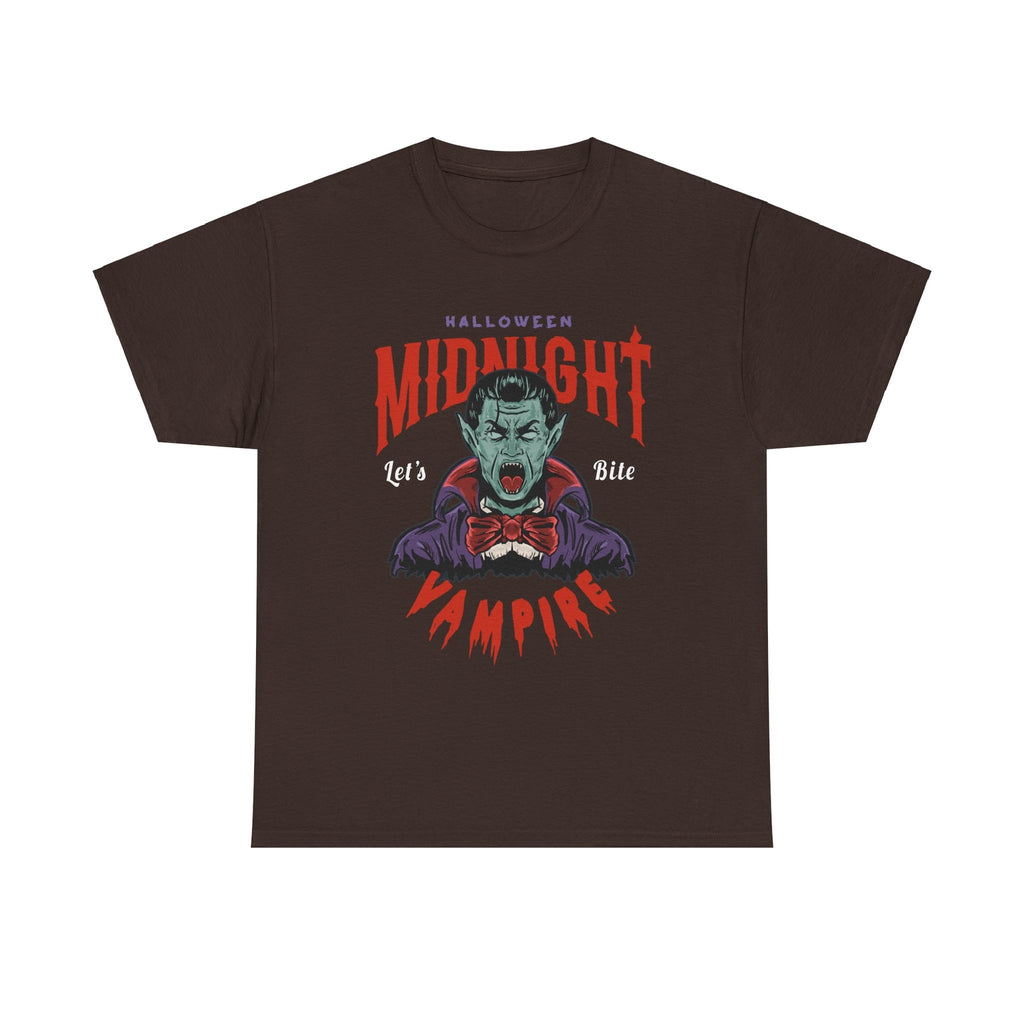 Halloween Midnight Let's Bite Vampire Tshirt  Costume October Trick Or Treat