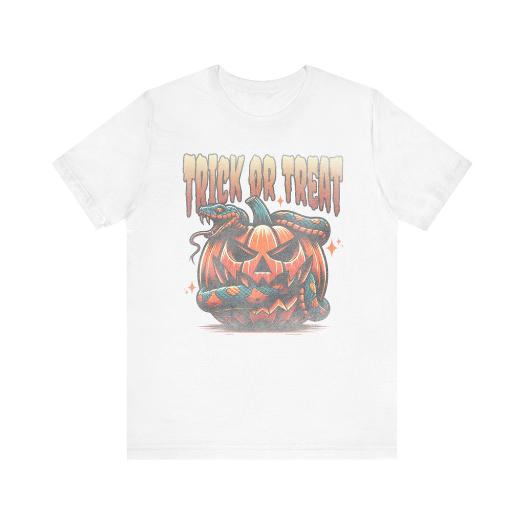 Trick or Treat Shirt, Halloween Shirt, Snake Shirt, Jack-o-Lantern Shirt