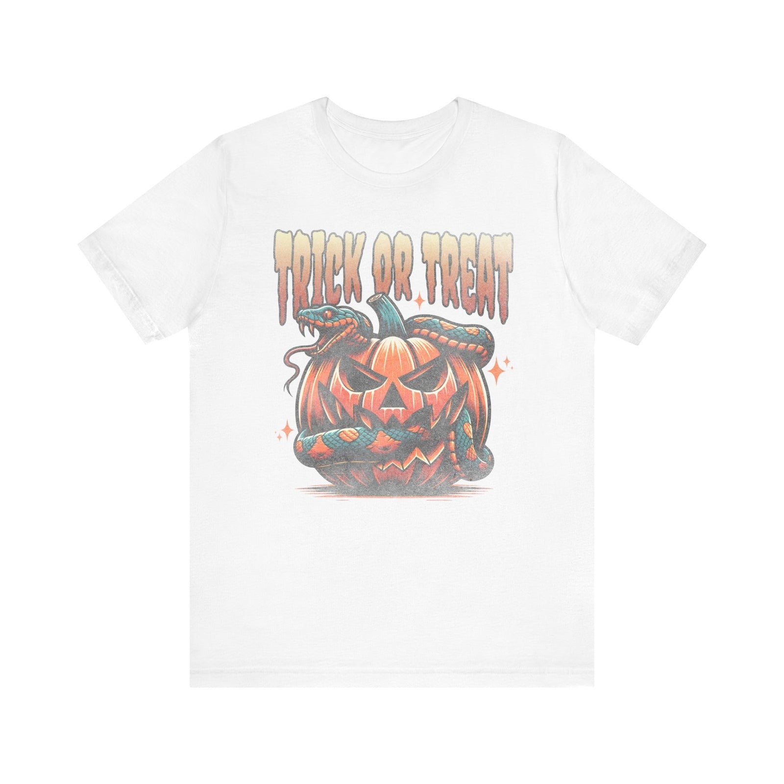 Trick or Treat Shirt, Halloween Shirt, Snake Shirt, Jack-o-Lantern Shirt