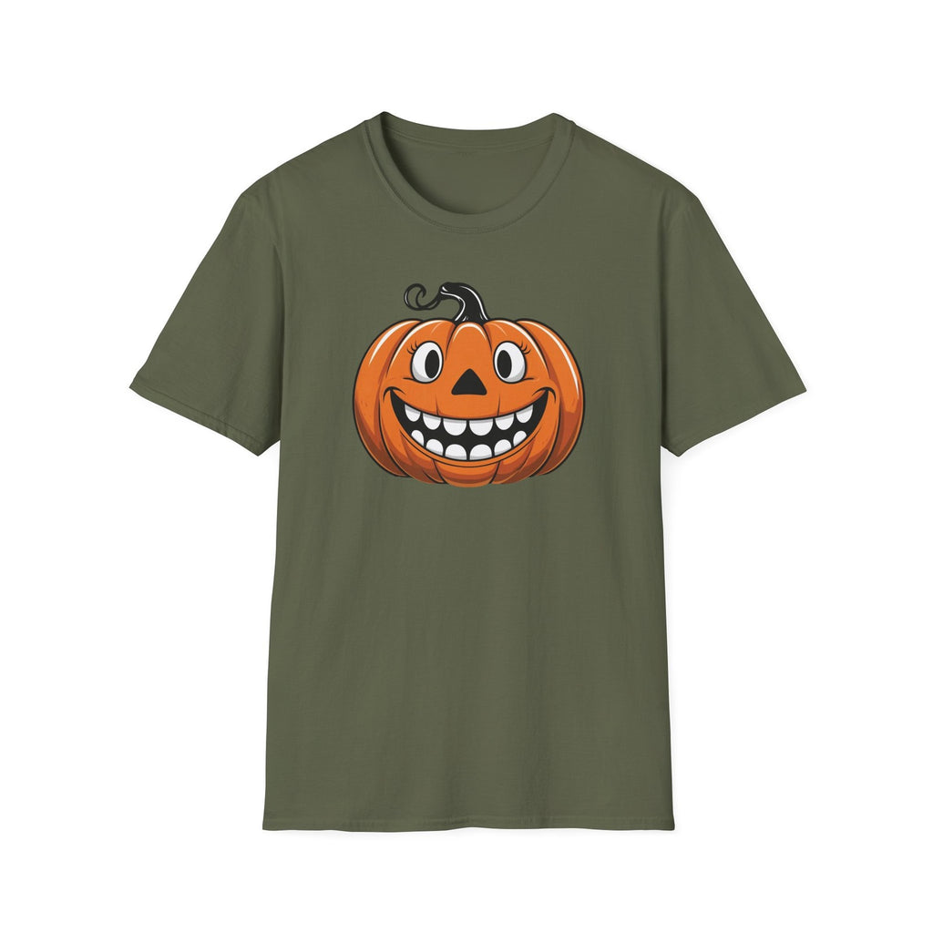 Scary Halloween T-Shirt, Creepy Spooky Tee, Trick or Treat Jack O Lantern Shirt