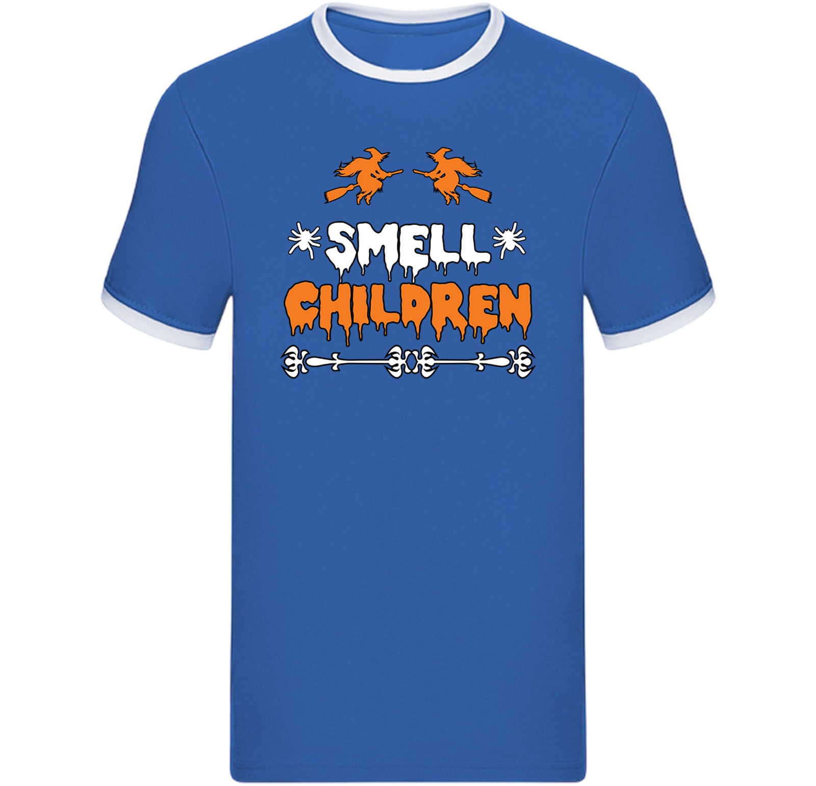 Funny Halloween Ringer T Shirt,I Smell Children Witches Ringer,Trick-or-Treat
