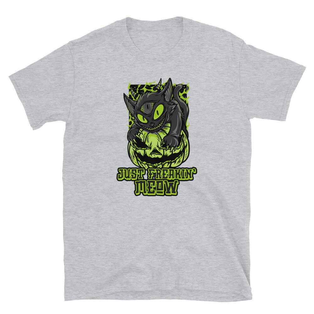 Halloween Scary Cat Trick Or Treat Halloween Short-Sleeve Unisex T-Shirt