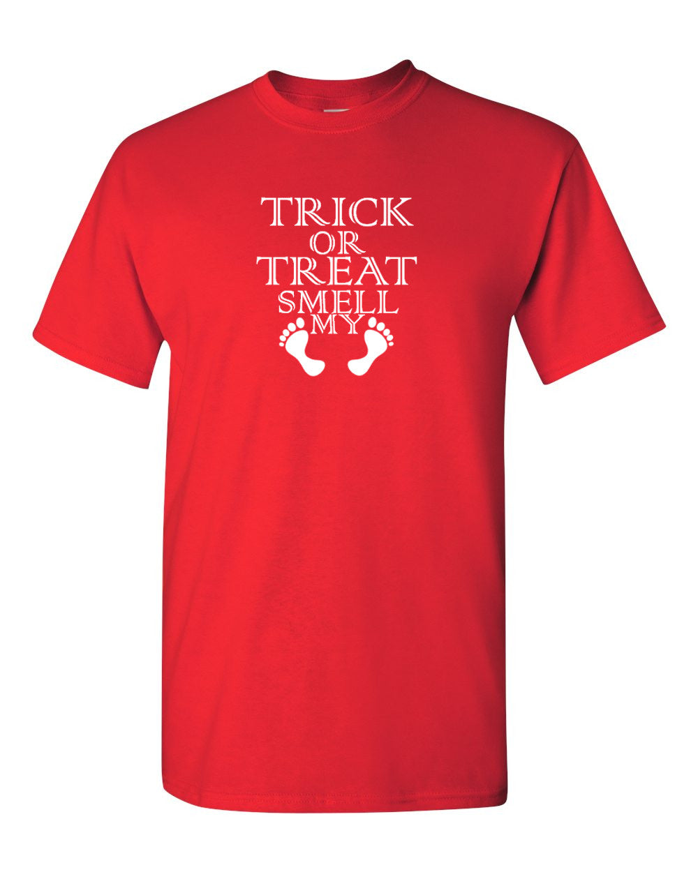 Trick or Treat Smell My Feet T-shirt Halloween Costume Shirt Tee Short Sleeve