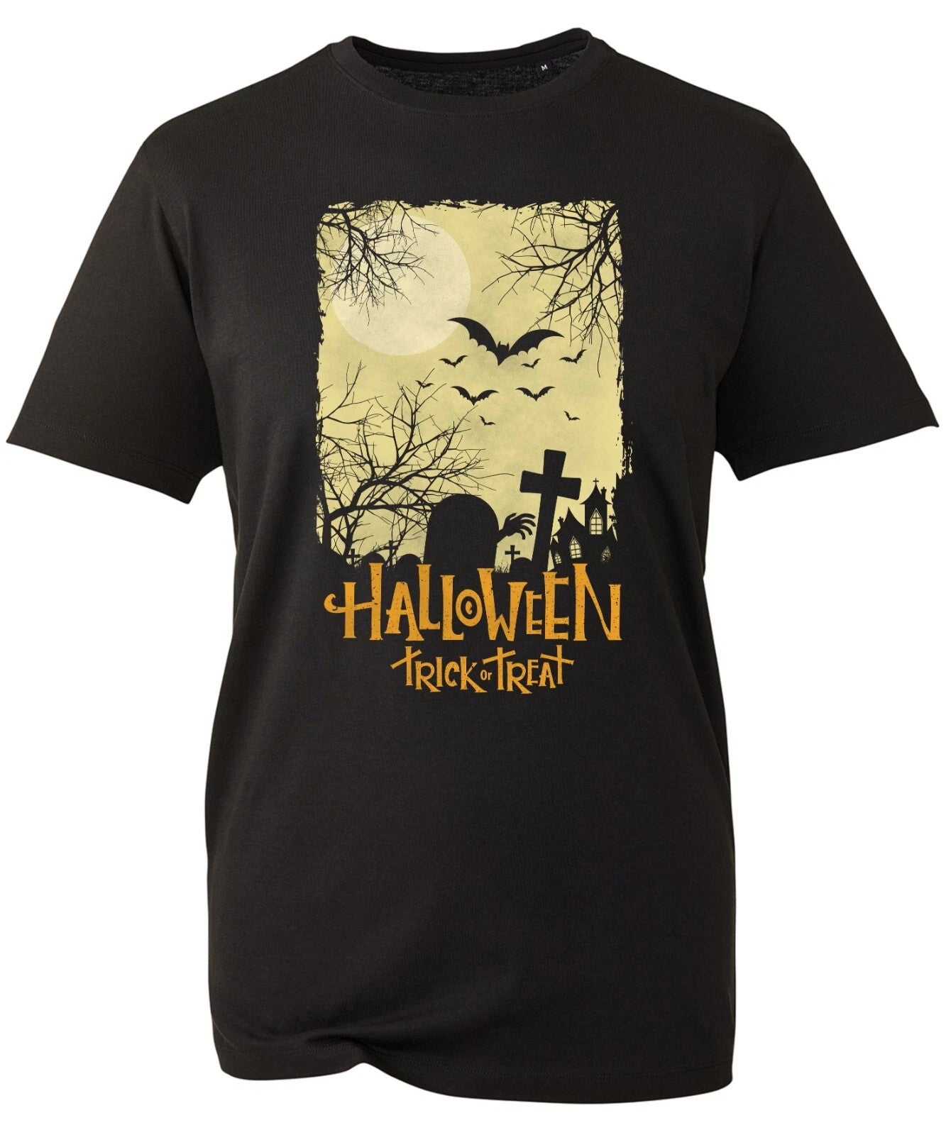 Halloween Trick Or Treat Black T-Shirt