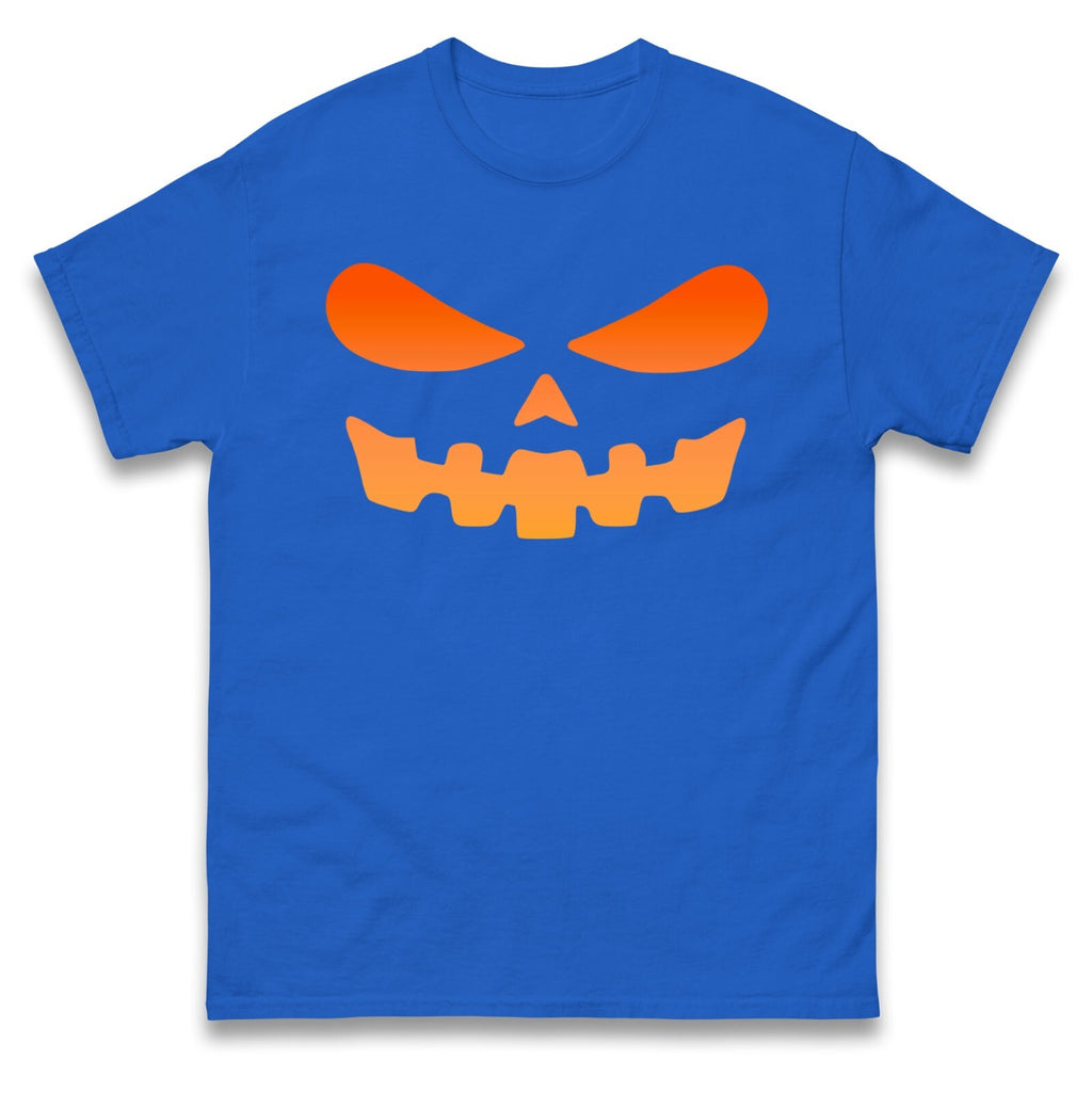 Scary Pumpkin Face Halloween T Shirt