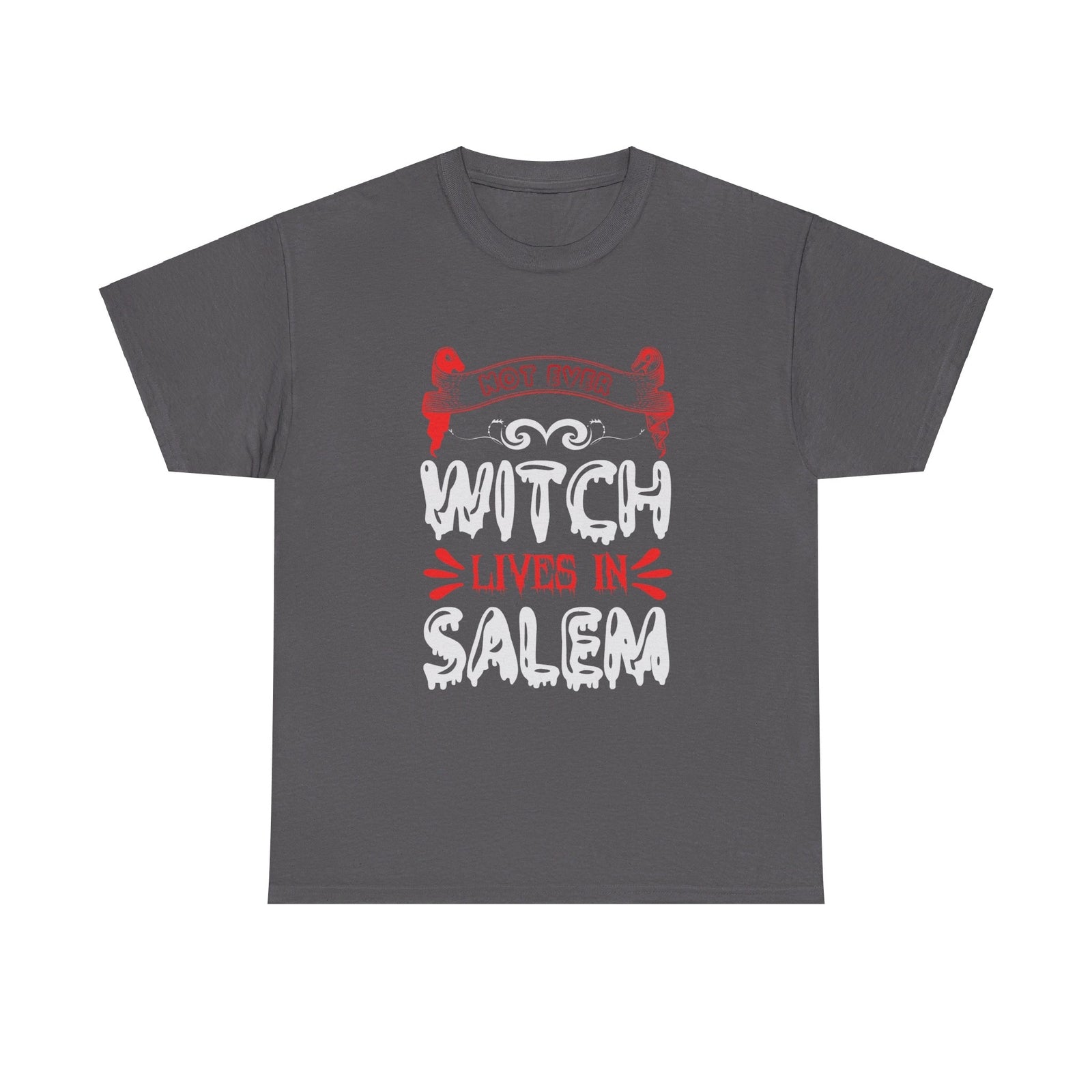 Not Ever Witch Lives In Salem Halloween T shirt Trick or Treat Costume  October