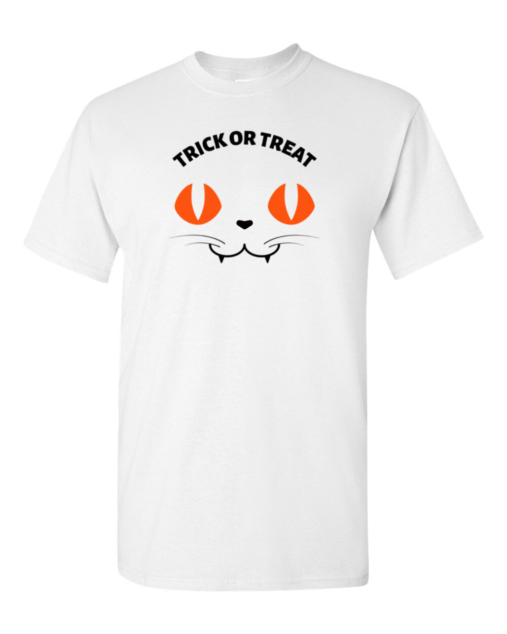 Trick Or Treat T Shirt Halloween Shirt Cat Tee Costume Cat Lover Gift