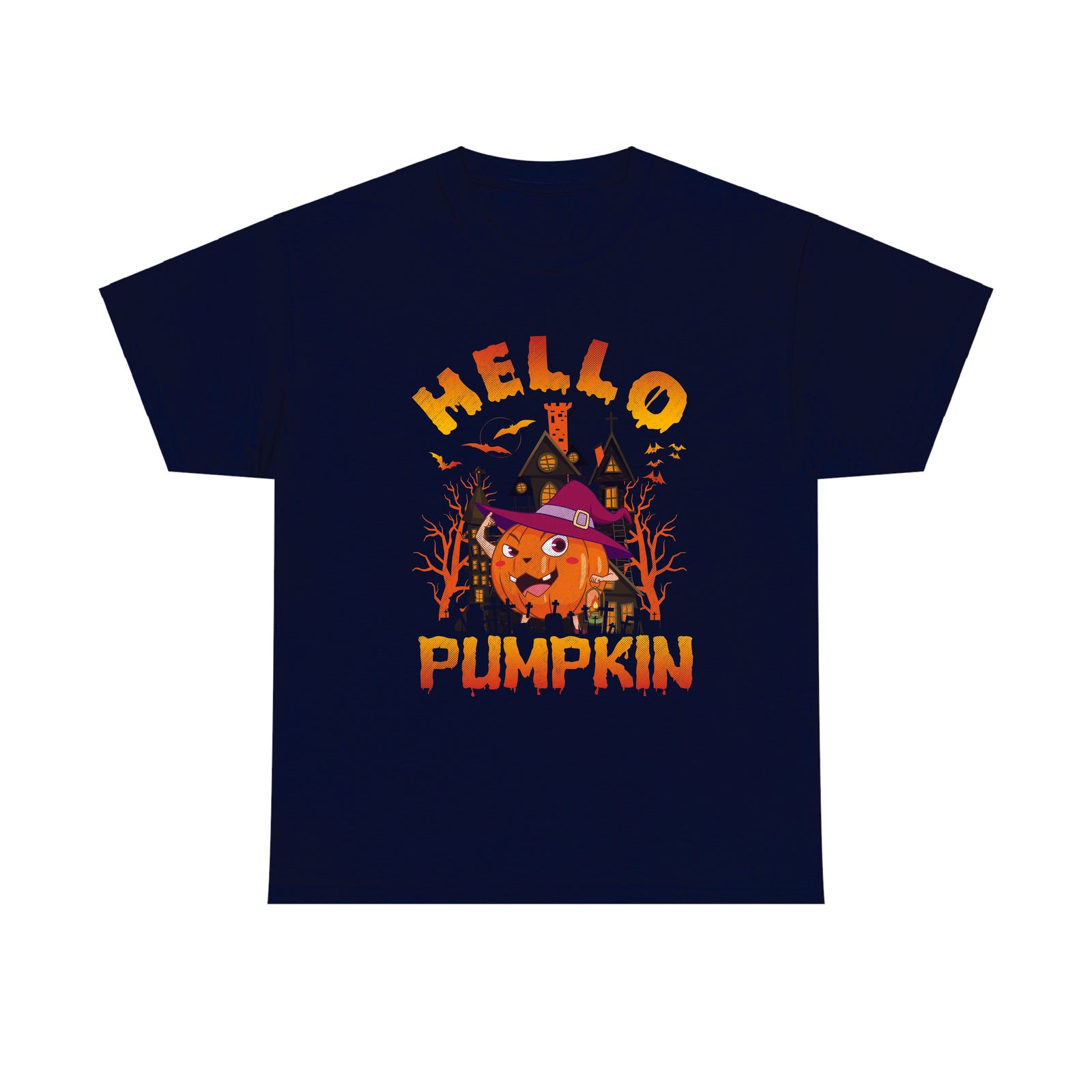 Hello pumpkin Halloween t shirt, Haunted house, Spookily Unisex t shirt Tee top