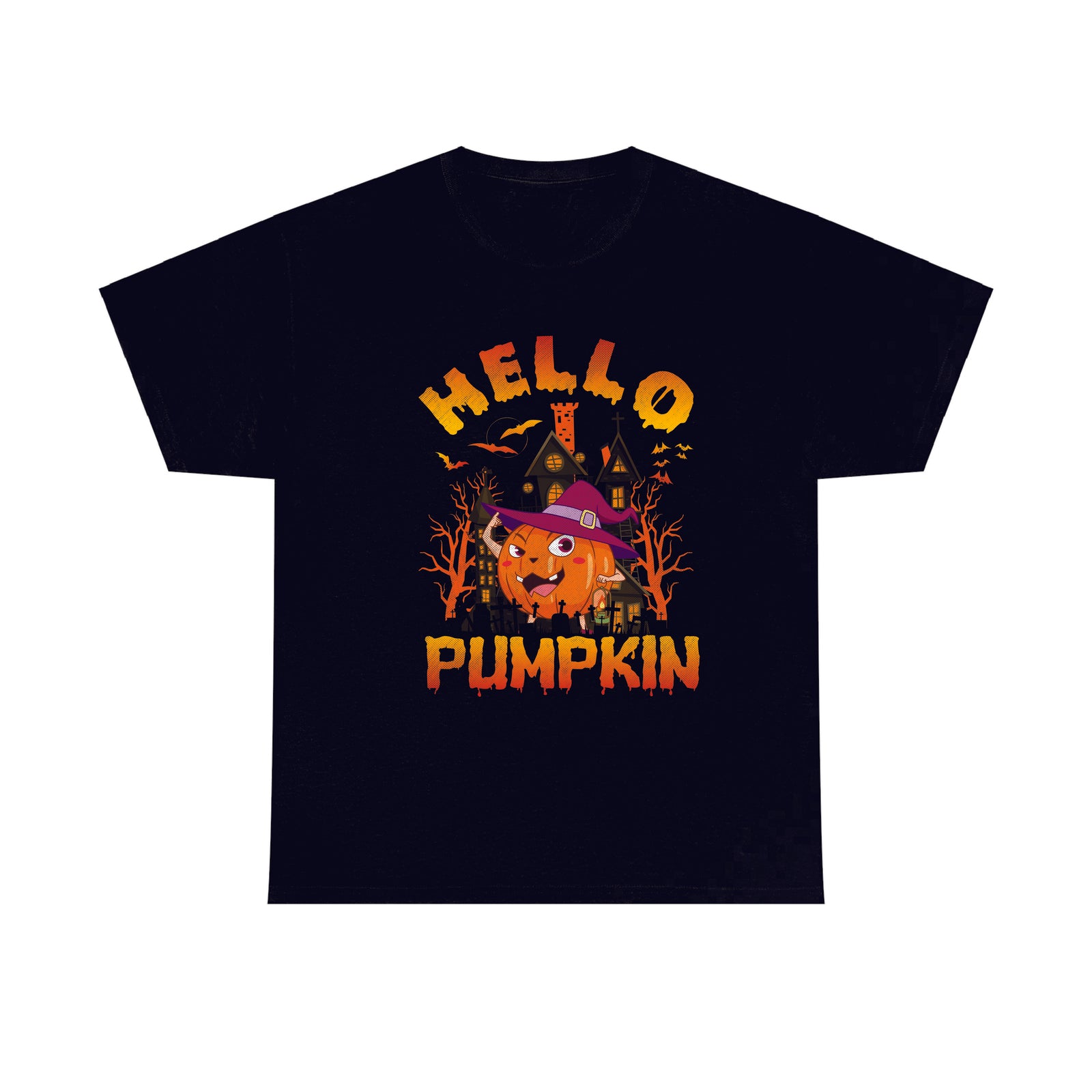 Hello pumpkin Halloween t shirt, Haunted house, Spookily Unisex t shirt Tee top