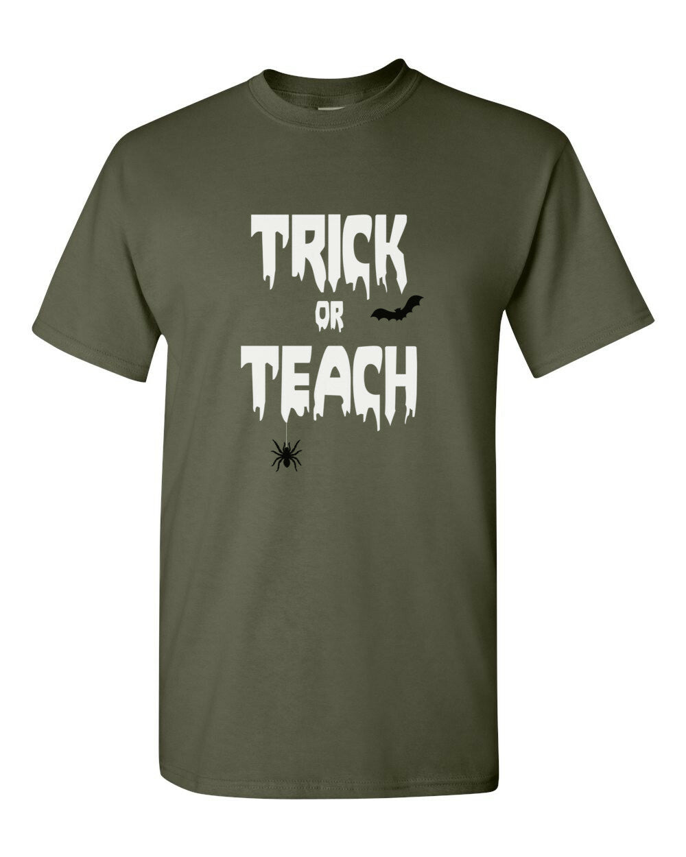 Trick or Teach T Shirt Cute Halloween Teacher Trick Or Treat Fall Witch T-Shirt
