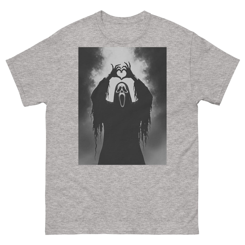 Ghost Heart Hands Scary Face Horror Poster Halloween T-Shirt