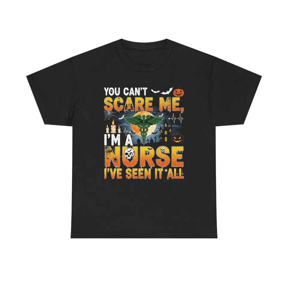 Funny Halloween T-Shirt Halloween Nurse Shirt Nurse Gifts Scary Halloween Tee